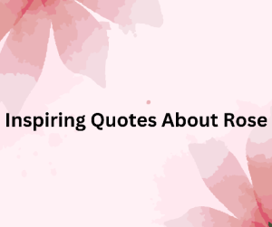 quote about rose